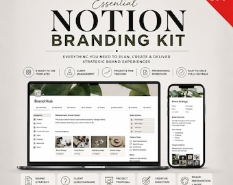 Notion Branding Kit | Brand Strategy, Client Onboarding, Designer Toolkit