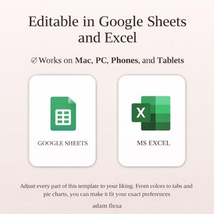 Assignment Tracker Spreadsheet | Student Planner for Google Sheets & Excel (Digital Download image 8