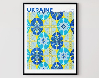 Ukraine Travel Poster Download PDF Donation to feed Refugees