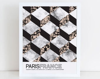 Paris, France travel poster