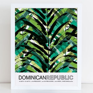 Dominican Republic travel poster