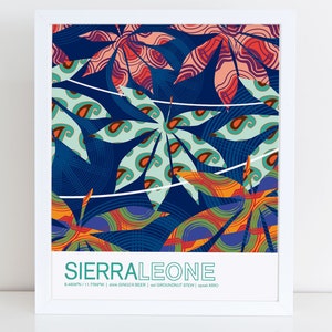Sierra Leone travel poster
