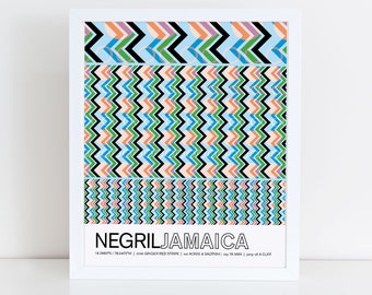 Negril, Jamaica travel poster