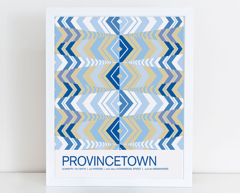 Cartel de viaje de Provincetown, Massachusetts imagen 1