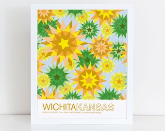 Wichita, Kansas travel poster