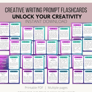 Creative Writing Flashcards