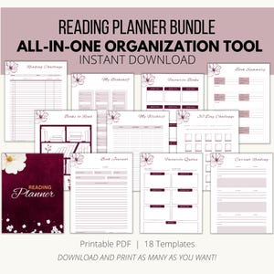 Reading Planner Bundle