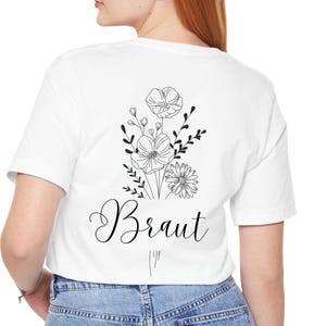 Braut und Crew Shirts für den JGA, Team Braut, Personalisiertes Geschenk, Geschenk Trauzeugin, Junggesellinnenabschied, Brautjungfer