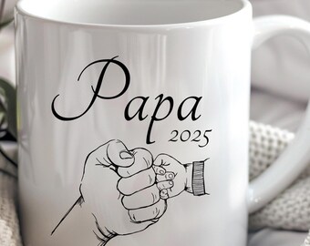 Papa 2027 Tasse, Du wirst Papa, Werdender Papa Geschenk 2027, Papa Geschenk, Tasse Papa, Geschenk Ehemann Verkündung Baby, Vatertagsgeschenk