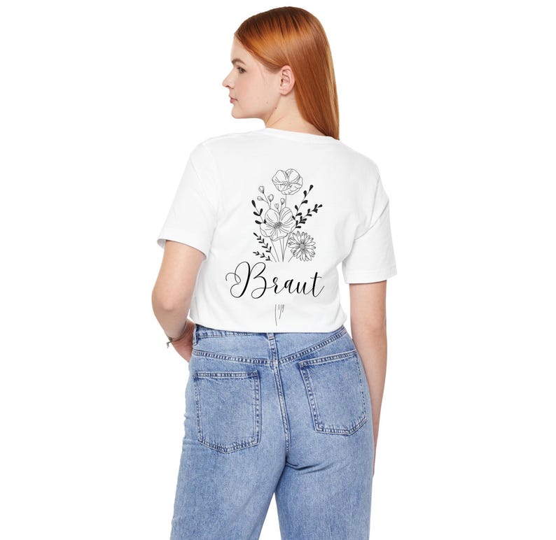 Braut und Crew Shirts für den JGA, Team Braut, Personalisiertes Geschenk, Geschenk Trauzeugin, Junggesellinnenabschied, Brautjungfer