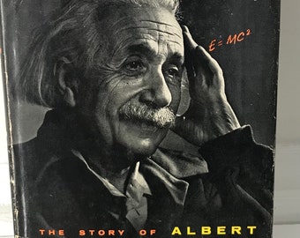 The Story of Albert Einstein, a Biography for Young Readers, 1958 Random House, 5th Printing, Good Vintage Condition