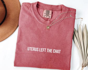 Comfort Colors® Funny Hysterectomy Shirt, Hysterectomy Surgery Gift, Hysterectomy Support, Hysterectomy Recovery, Get Well Soon Gift