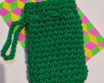crochet green soap saver