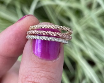 Stardust Stacking Ring