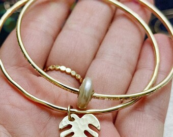Bransoletka z zawieszką Monstera