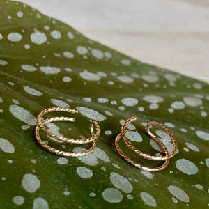 Double Ear Cuff -  Sparkle Wire