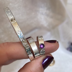 Bracelet jonc étoile