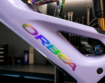 Orbea Logo Overlay Sticker | Fits Wild, Rise, Orca, Oiz and Terra | Frame Decal Kit | MTB & E-Bike Stickers