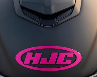 HJC Helmet Logo Color Upgrade – Front & Rear Logo Personalization | Premium Motorcycle Helmet Refinishing Service