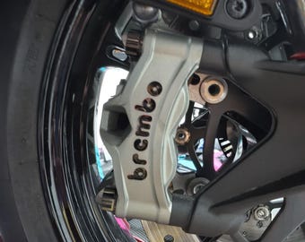 Brembo Brake Sticker Set for Motorcycle Brake Calipers | High-Quality Vinyl Decals | Supermoto, KTM, BMW, Duke, Kawasaki, Ducati