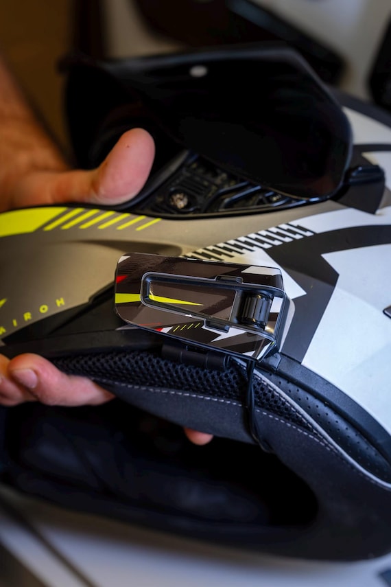 Cardo Packtalk Custom Full Cover Skins  – Personalized Motorcycle Skin - Custom Helmet Communicator - Upload your Design