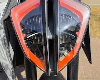 KTM 1290 Superduke R 2.0 (2017-2019) Custom Sticker, Perfectly Fitting Headlight (Front) Sticker, Headlight Decal, Custom Look