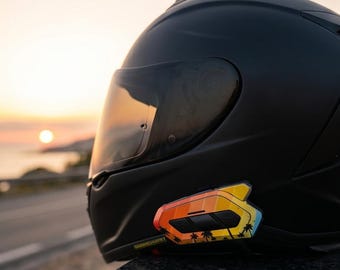 SENA 50R Custom Full Cover | Spersonalizowany pokrowiec na interkom motocyklowy | Wysokiej jakości wzornictwo motocyklowe | Niestandardowa okleina Sena |