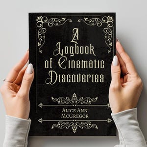 PERSONALIZED Movie Review Journal, Film Tracker Notebook, Custom Movie Logbook, Movie Night Gift, Gifts for Film Lovers, Cinema Notebook