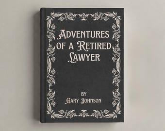 Personalized Journal for Retiring Lawyer, Best Retirement Gifts for Lawyers, Unique Gift Idea for Retiring Attorney from Colleagues