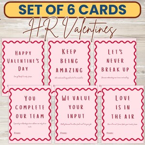 Funny HR Valentine Cards | Printable Office Humor Valentines for Coworkers | Human Resources Themed Valentine Download | VD04