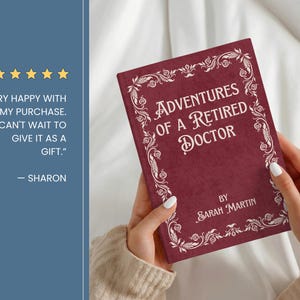 Personalized Retirement Book Gift for Doctor, Custom Journal for Retiring Doctor, Hardcover Memory Notebook, Medical Career Keepsake image 7