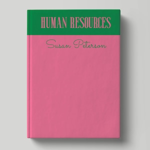 Personalized Human Resources Notebook, HR Manager Journal, Custom Office Gift for Human Resource Manager, Coworker Gifts for HR Department