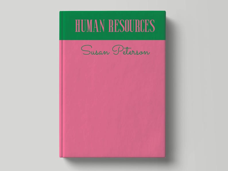 Personalized Human Resources Notebook, HR Manager Journal, Custom Office Gift for Human Resource Manager, Coworker Gifts for HR Department image 1