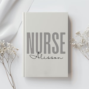 Nurse Journal Gift, Nurse Appreciation Gifts, Nursing Student Notebook, Nursing School Graduation Present, Keepsake for Nurse Graduate