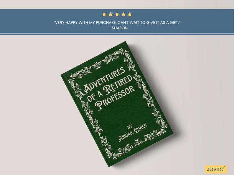 Personalized Journal for Retiring Professor, Retirement Gifts for Professors, Unique Gift Idea for Retiring College Professor from Students Bild 6