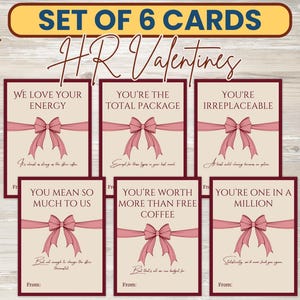 Funny HR Valentine Cards | Printable Office Humor Valentines for Coworkers | Human Resources Themed Valentine Download | VD03
