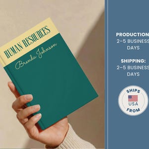 Personalized Human Resources Notebook, HR Manager Journal, Custom Office Gift for Human Resource Manager, Coworker Gifts for HR Department image 8