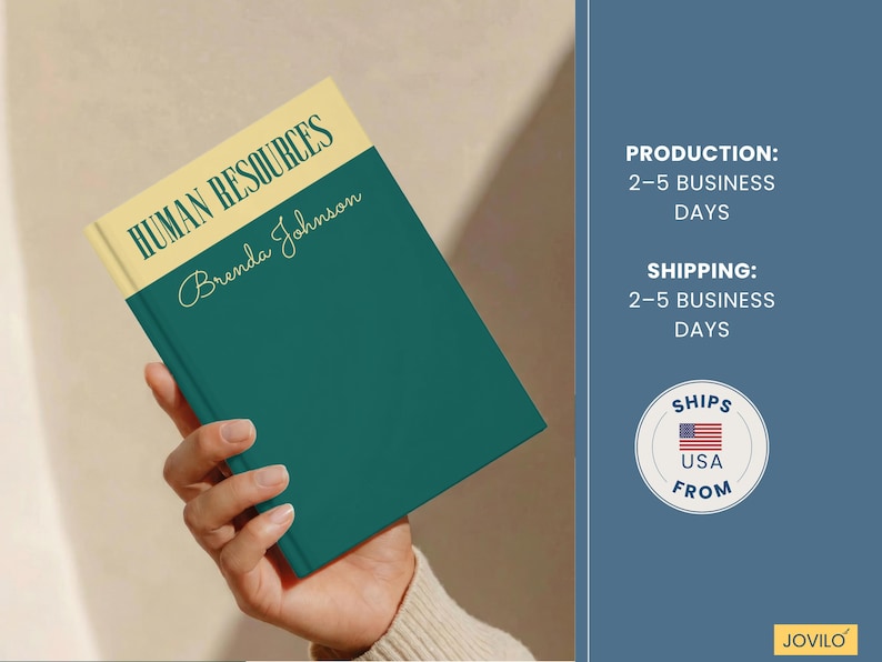 Personalized Human Resources Notebook, HR Manager Journal, Custom Office Gift for Human Resource Manager, Coworker Gifts for HR Department image 8