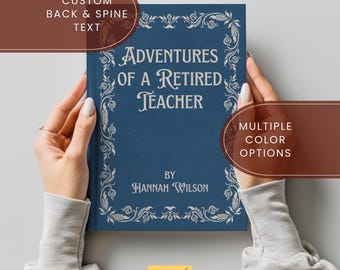 Teacher Retirement Notebook, Teacher Appreciation Gifts, End of Year Retiring Teacher Thank You Gift, Personalized Teacher Keepsake Book