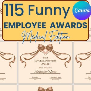 Nursing Superlatives | Medical Staff Recognition | Hospital Funny Awards | Nurse Appreciation Week Ideas | Medic Team Superlative Award