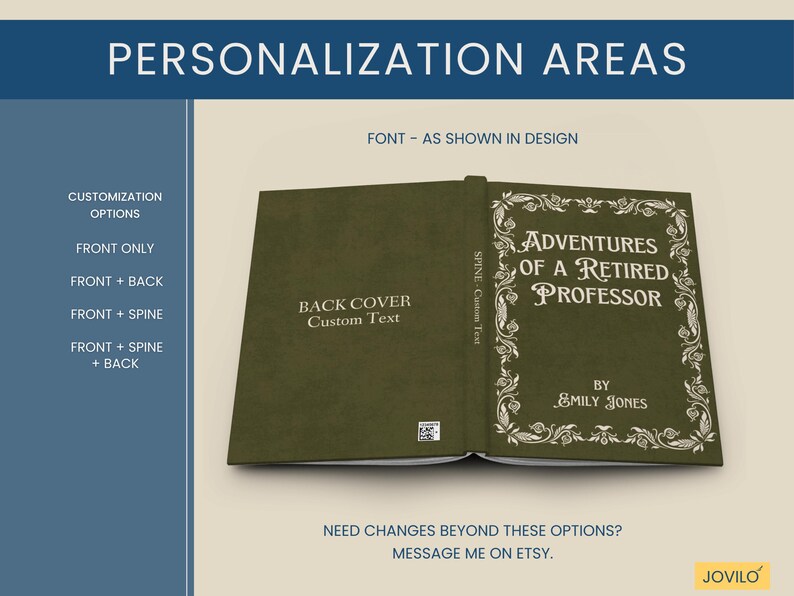 Personalized Journal for Retiring Professor, Retirement Gifts for Professors, Unique Gift Idea for Retiring College Professor from Students Bild 3