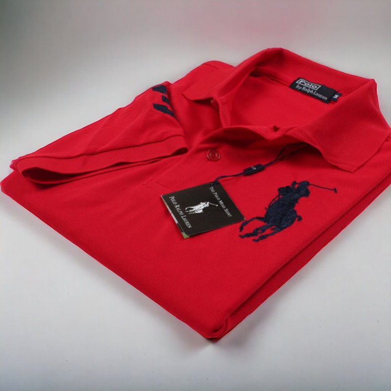 Ralph Lauren Mens Polo Logo Embroidered Short Sleeve Summer T-Shirt zdjęcie 4