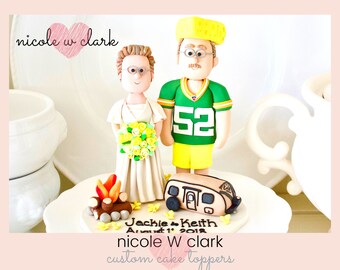 packers cake topper etsy