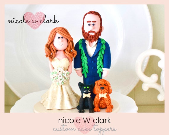 Custom Cake Topper Bride And Groom Wedding Cake Topper People Etsy