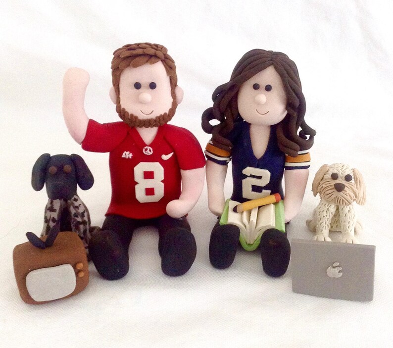 Computer Nerd Wedding Cake Toppers Geeky Cake Toppers with Etsy