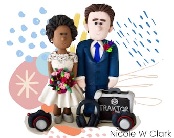 interracial cake topper-Custom Cake Wedding Topper Made To Look Like You- Mixed Race Cake Toppers- personalized cake topper, Wedding toppers