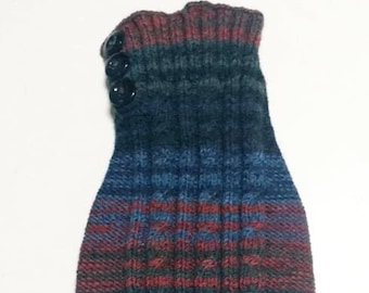 on SALE - girth 12 " - neck 10 " - length 9,8 " - pet jumper-pet sweater-pet jacket-handknit pet clothing-small pets clothes