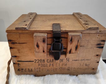 Caisse à munitions en vente - Militaria | eBay