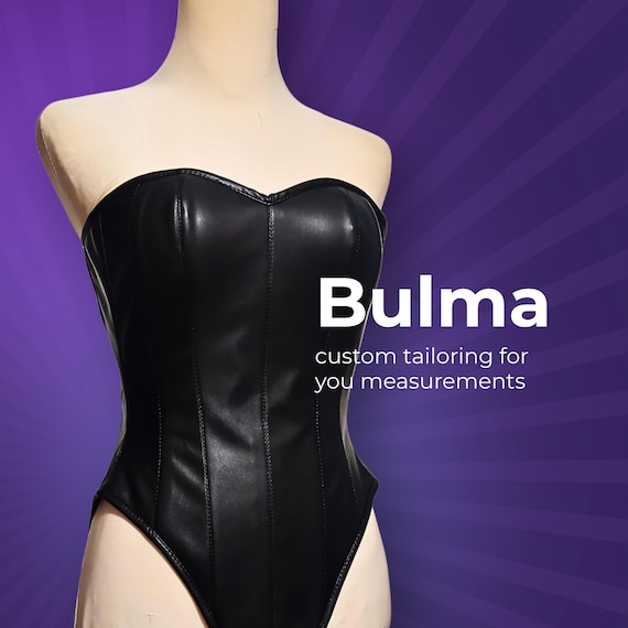 Bulma Bunny Cosplay: Faux Leather Bodysuit, Ears, Tail & Accessories