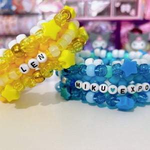 Hatsune Miku Kandi rotatorkuff (liten) Miku expo armband
